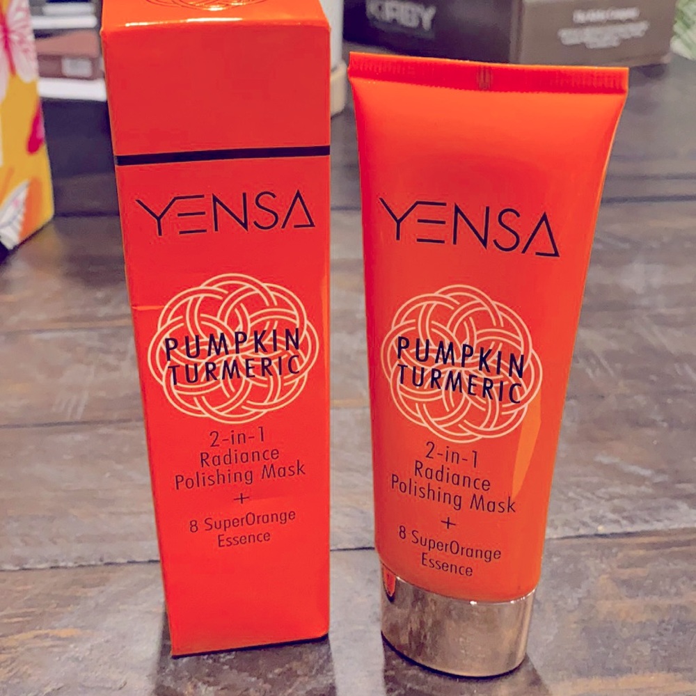 Yensa Pumpkin Turmeric 2-in-1 Radiance Polishing Mask